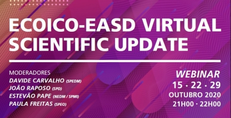Novidades científicas nas áreas da Diabetes e Obesidade em destaque no ECOICO-EASD Virtual Scientific Update