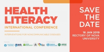 Conferência em Lisboa analisa a “Literacia em Saúde para a prevenção e controlo de doenças não transmissíveis”