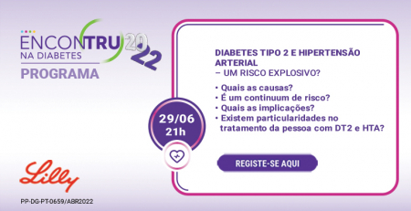 Não perca hoje o EnconTRU na Diabetes sobre DT2 e HTA